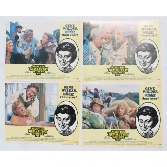 8 Vtg Start The Revolution Without Me Movie Promo Film Press Kit Lobby Card - Picture 3 of 3